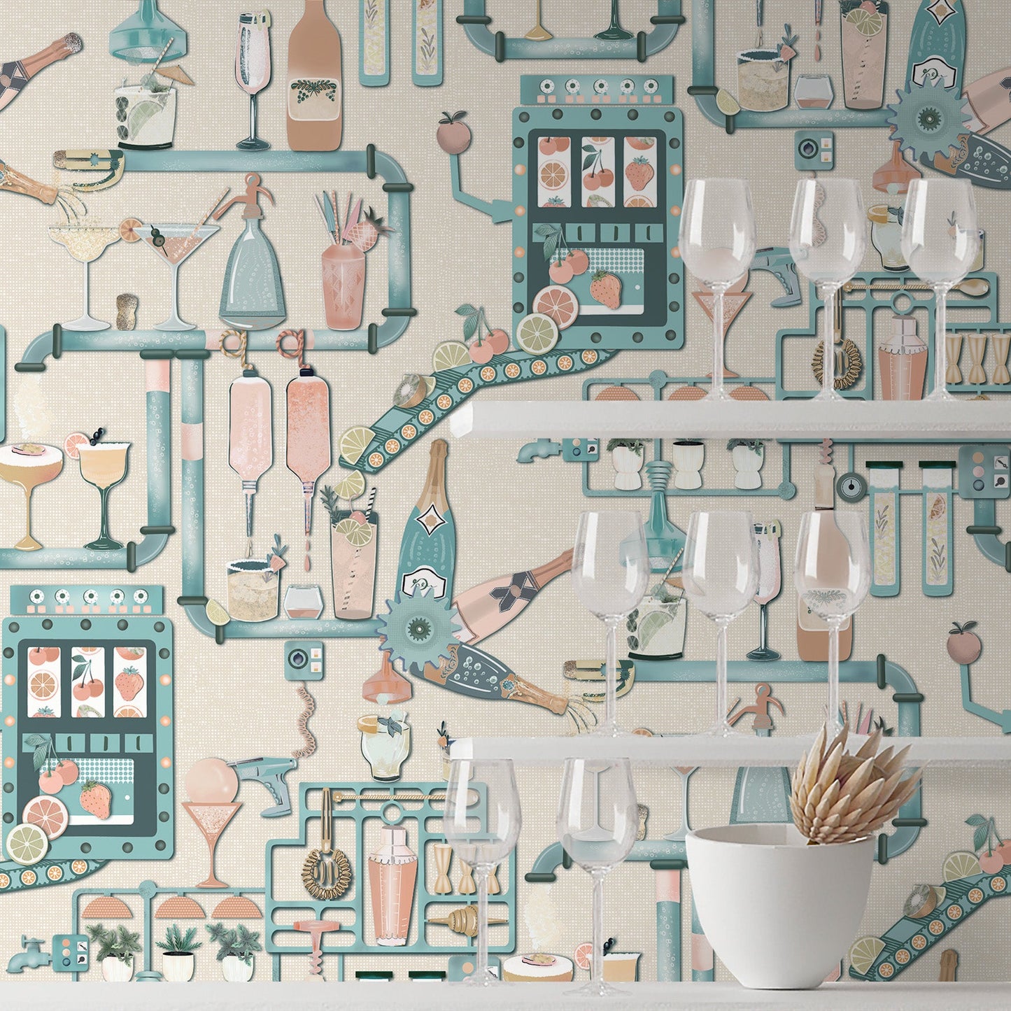 BRAND MCKENZIE Wallpaper Pattern No BMGI006/05B - Liquid Lab