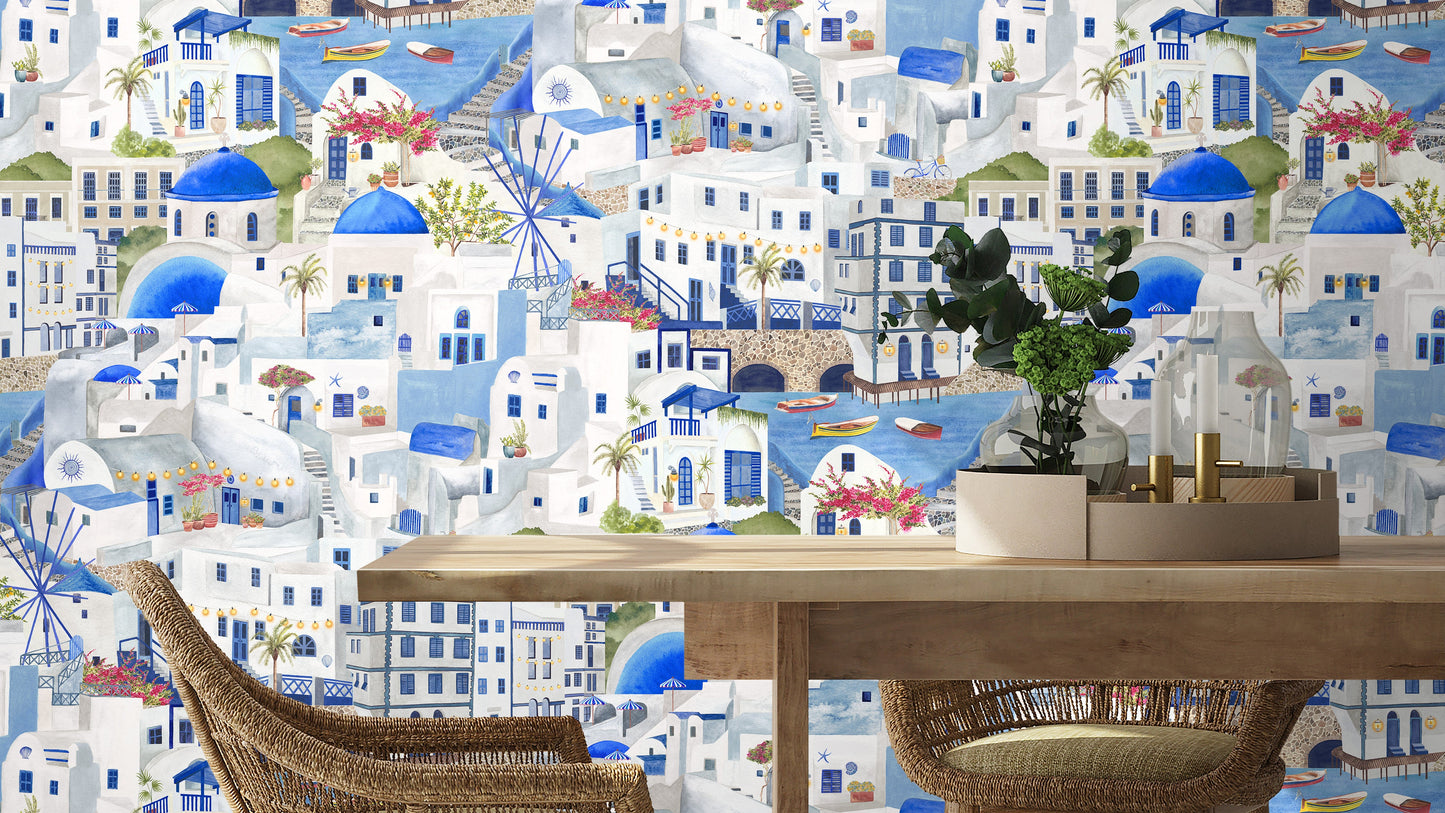 BRAND MCKENZIE Wallpaper Pattern No BMPP004/08A - The Mediterranean