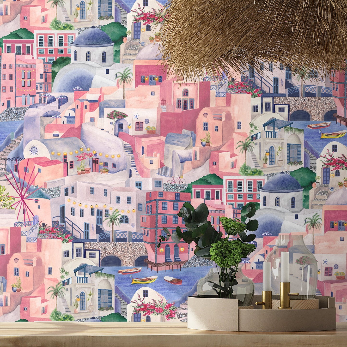 BRAND MCKENZIE Wallpaper Pattern No BMPP004/08C - The Mediterranean