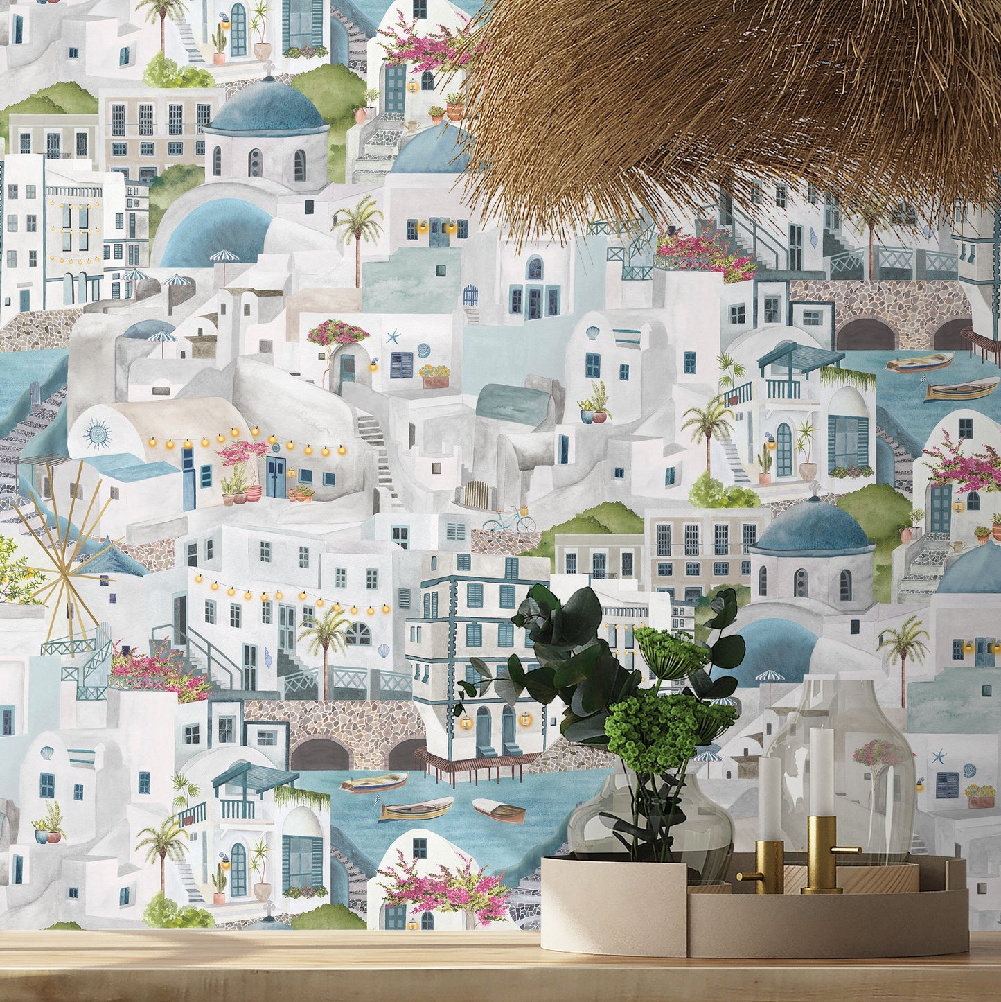 BRAND MCKENZIE Wallpaper Pattern No BMPP004/08D - The Mediterranean
