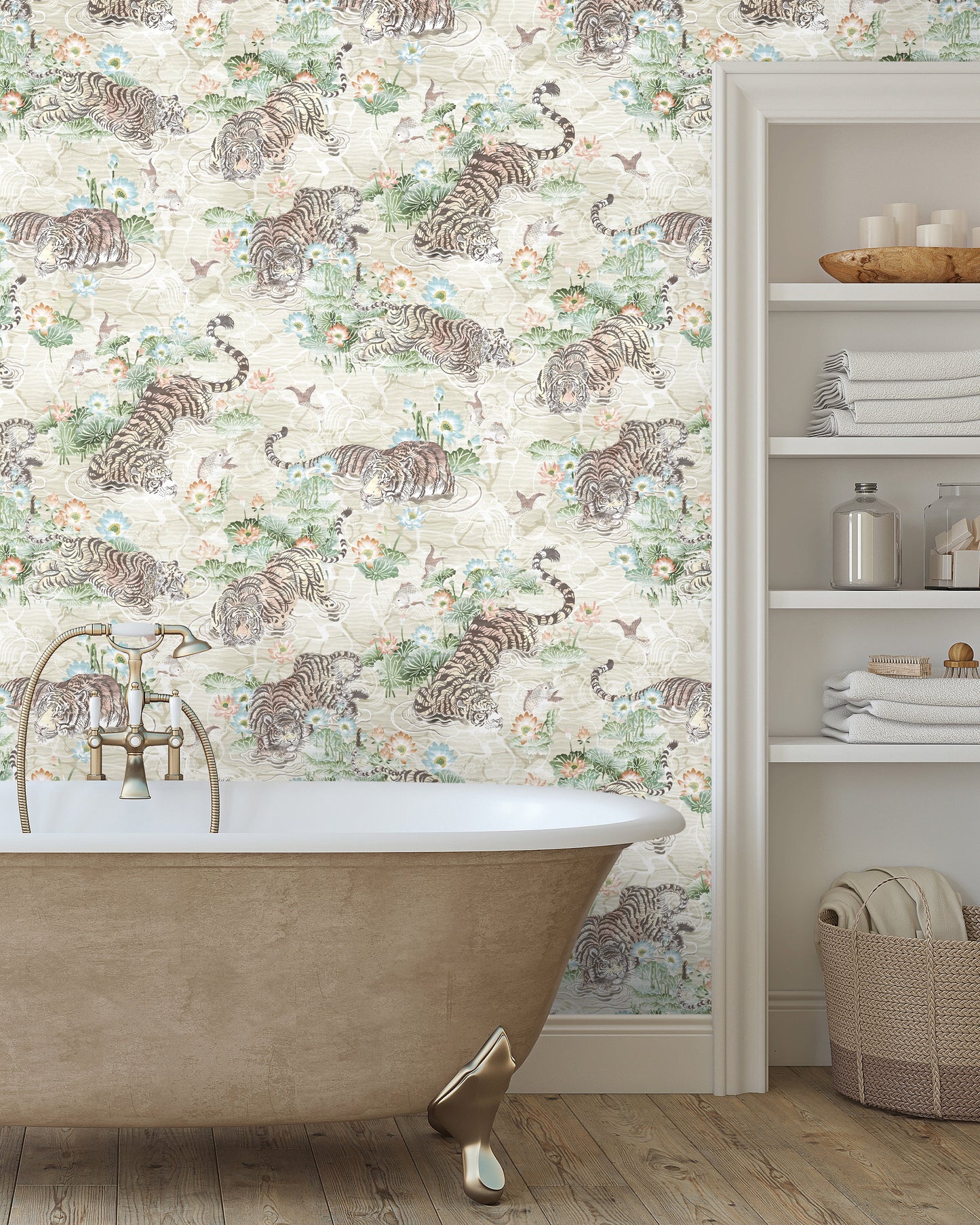 BRAND MCKENZIE Wallpaper Pattern No BMPP004/09C - Tiger Lily
