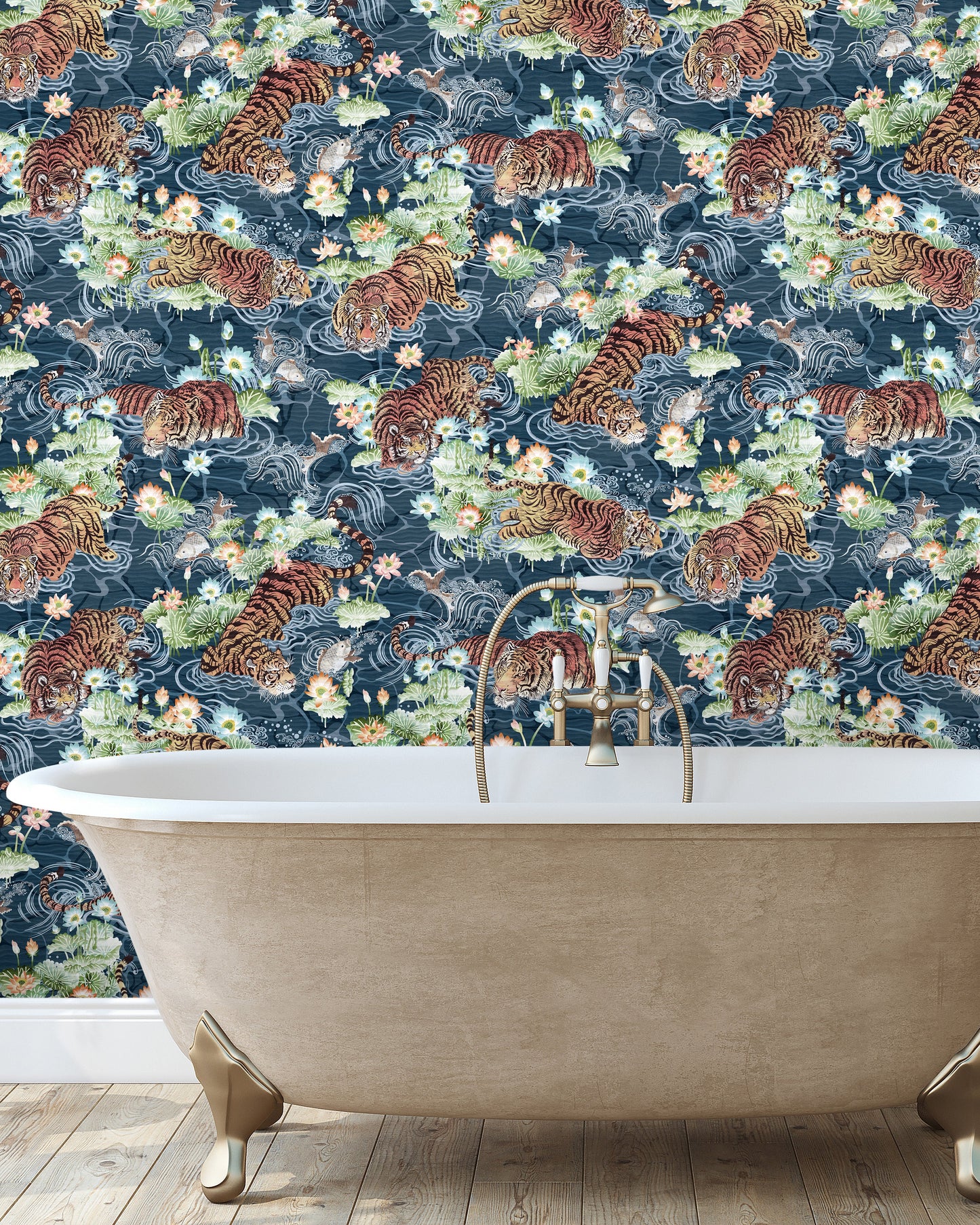 BRAND MCKENZIE Wallpaper Pattern No BMPP004/09D - Tiger Lily