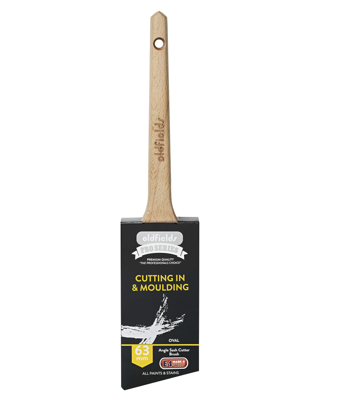 Oldfields Pro Series Cutting in & Moulding 63mm paint brush