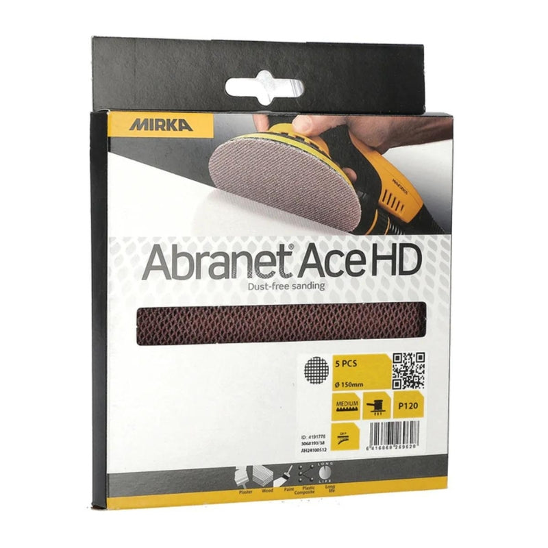 Mirka Abranet® ACE HD 125mm Sanding Disc Range