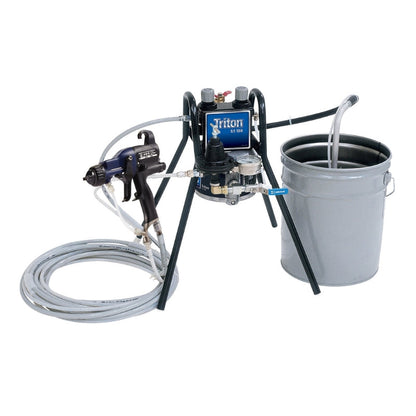 Graco Triton Alum Spray Pail Package Pro Xp60 Electostatic Gun