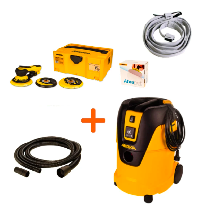 Mirka Sanding Kit - DEROS & 1025L Extractor with Hard Case