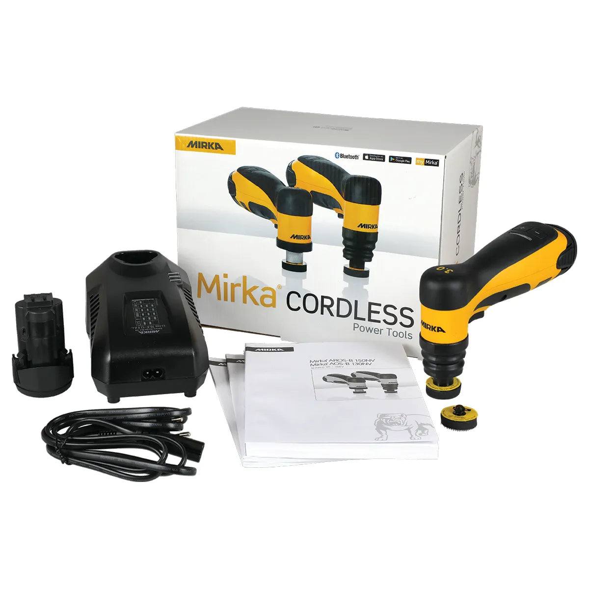 Mirka® AOS-V 130NV Ø 32mm 10.8V Cordless Orbital Spot Repair Sander