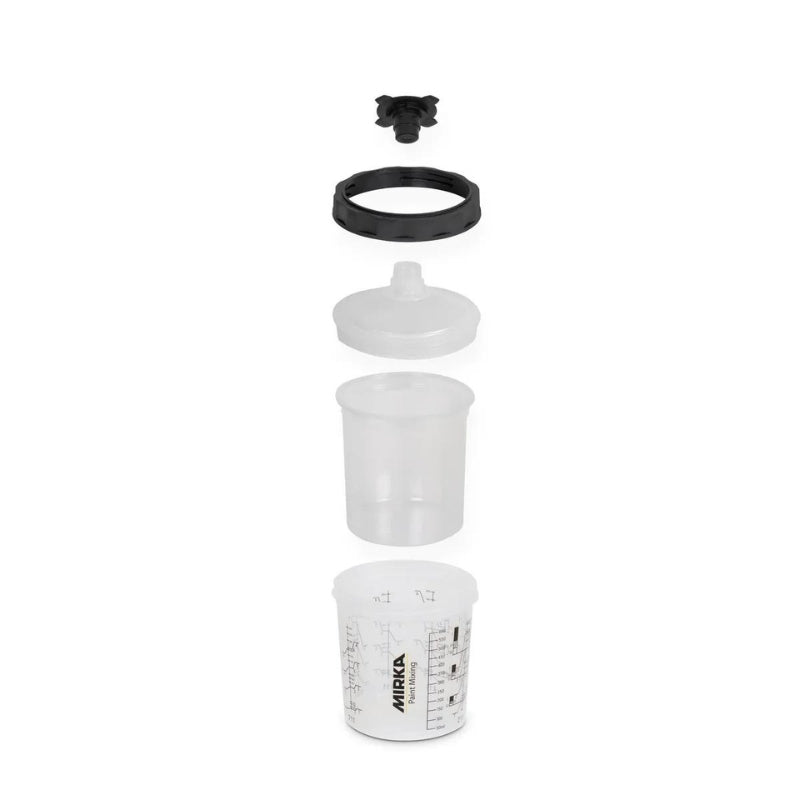 Mirka Paint Cup System with 125µm Filter Lid
