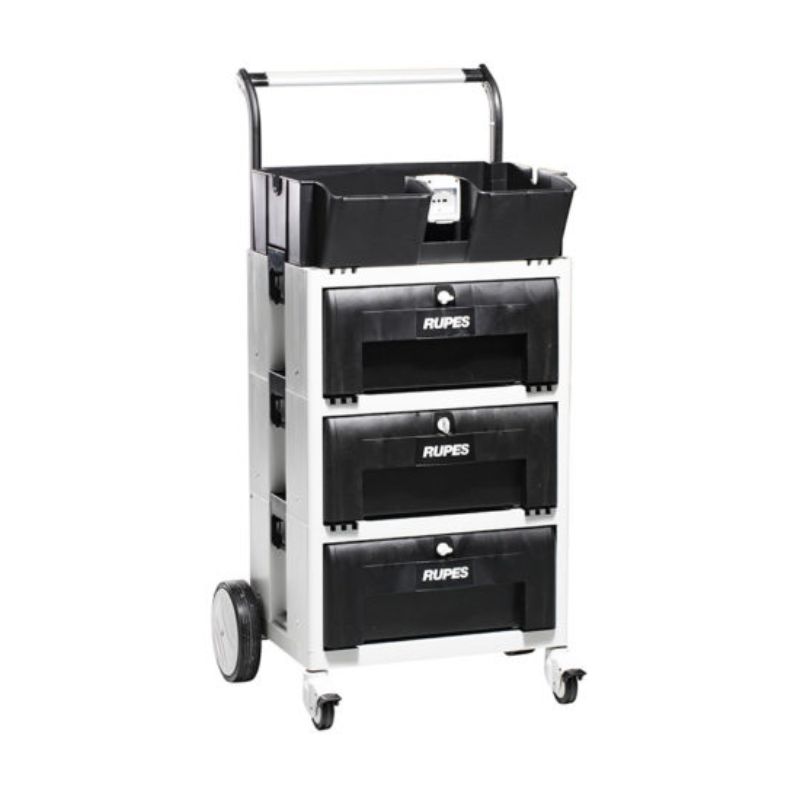 Rupes Carrier System – Polishing Trolley With 3 Drawers