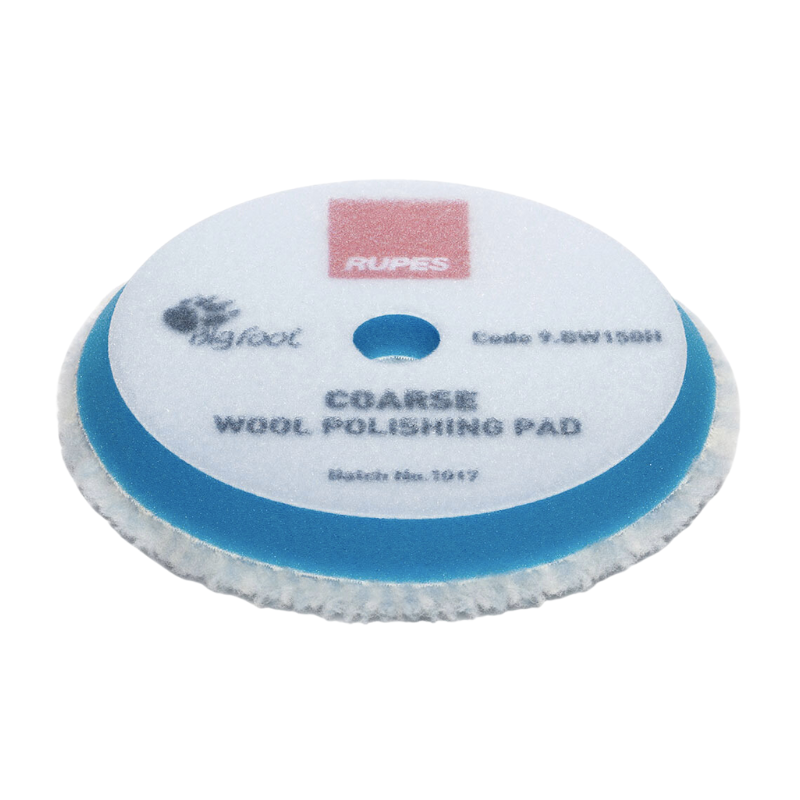 Rupes Coarse Wool Polishing Pads For Random Orbital 9.BW150H/1