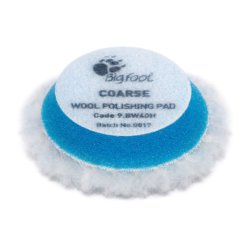 WOOL PAD COARSE BLUE 30/45MM 4PK